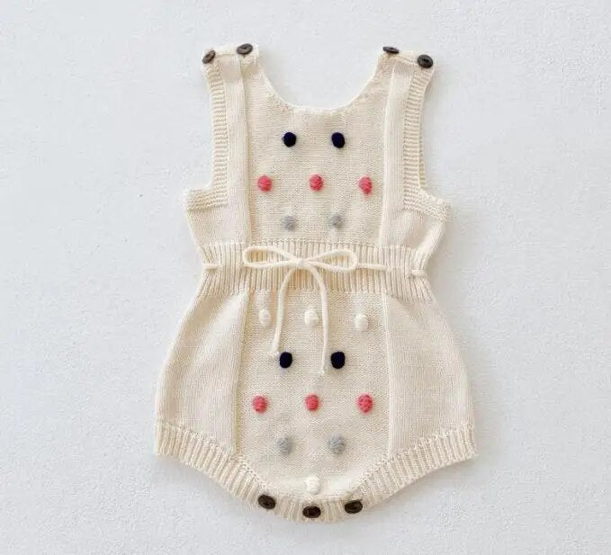 Baby Girl Knitted Romper Clothes