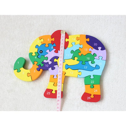 Kids Elephant Wooden Toys