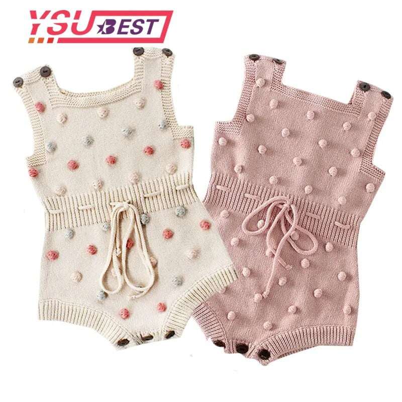 Baby Knitted Clothes Rompers