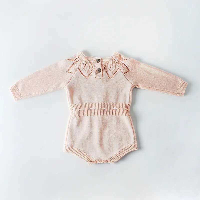 Baby Girl Knitted Romper Clothes