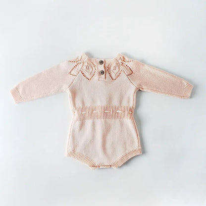 Baby Girl Knitted Romper Clothes