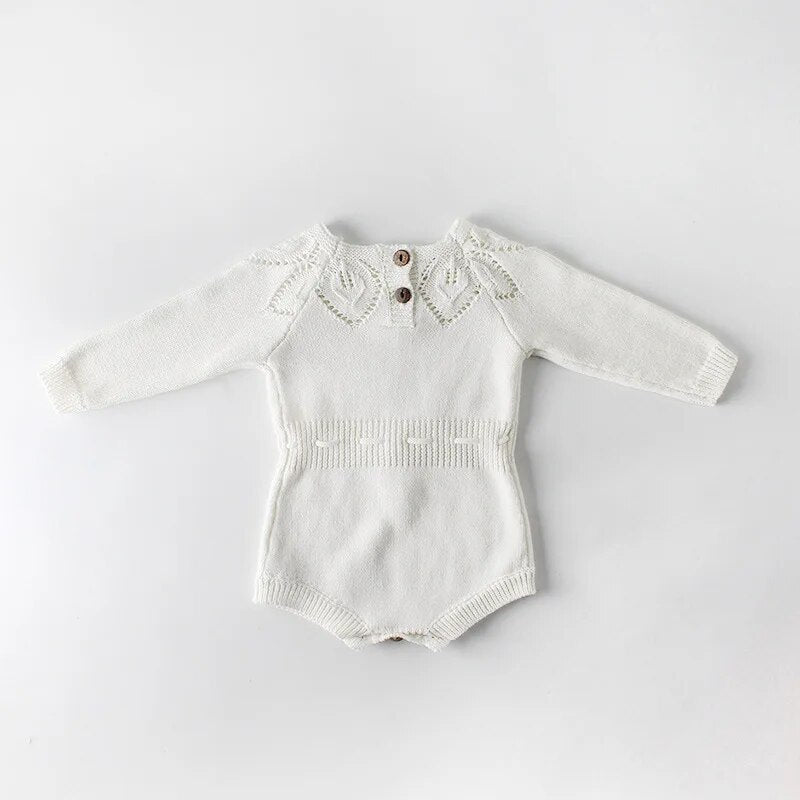 Baby Girl Knitted Romper Clothes