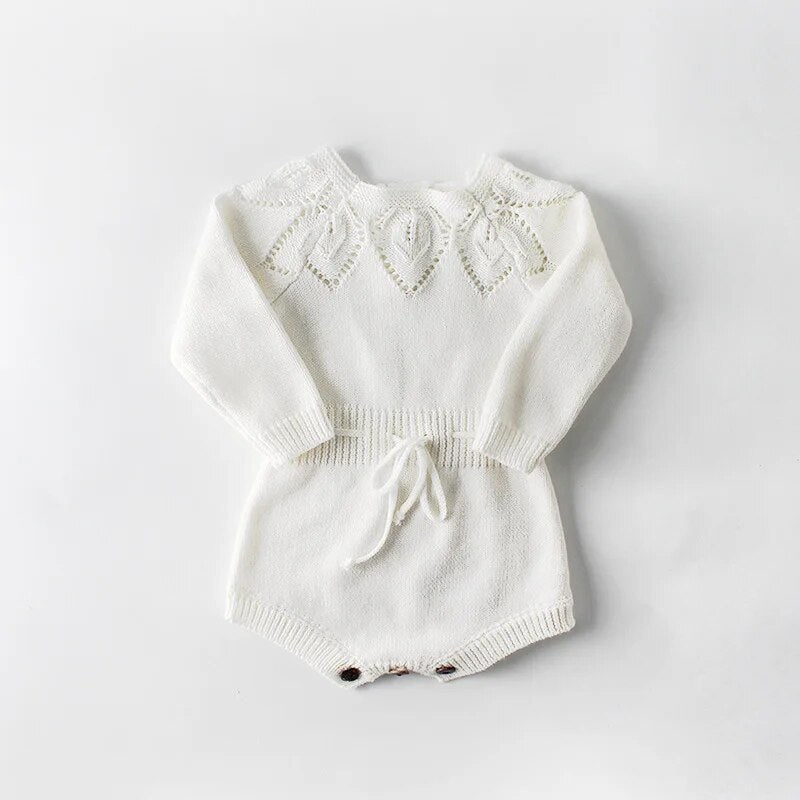 Baby Girl Knitted Romper Clothes