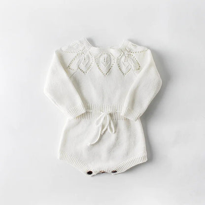 Baby Girl Knitted Romper Clothes