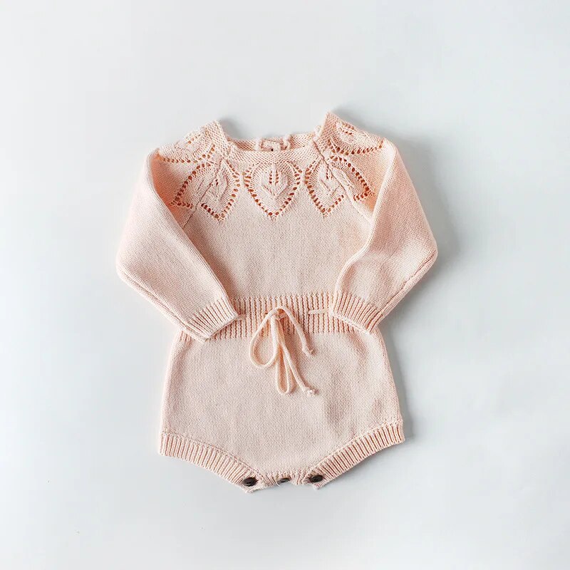 Baby Girl Knitted Romper Clothes