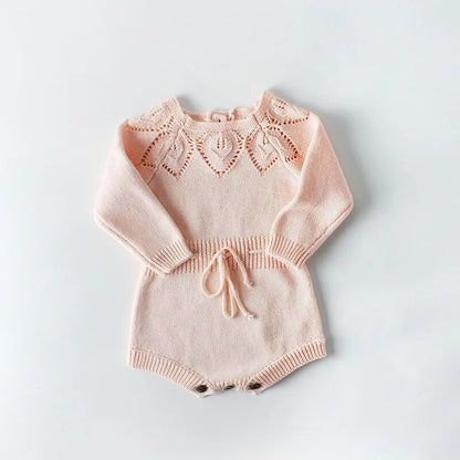 Baby Girl Knitted Romper Clothes