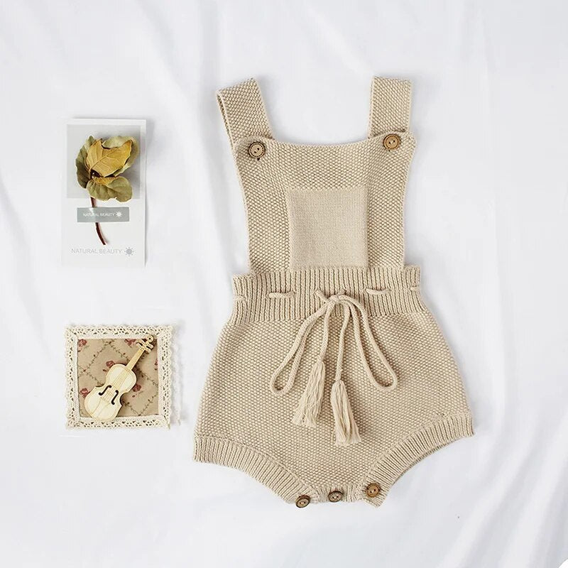 Baby Girl Knitted Romper Clothes