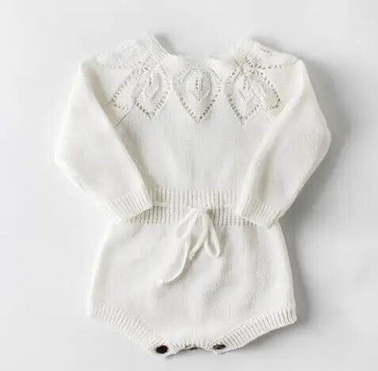 Baby Girl Knitted Romper Clothes