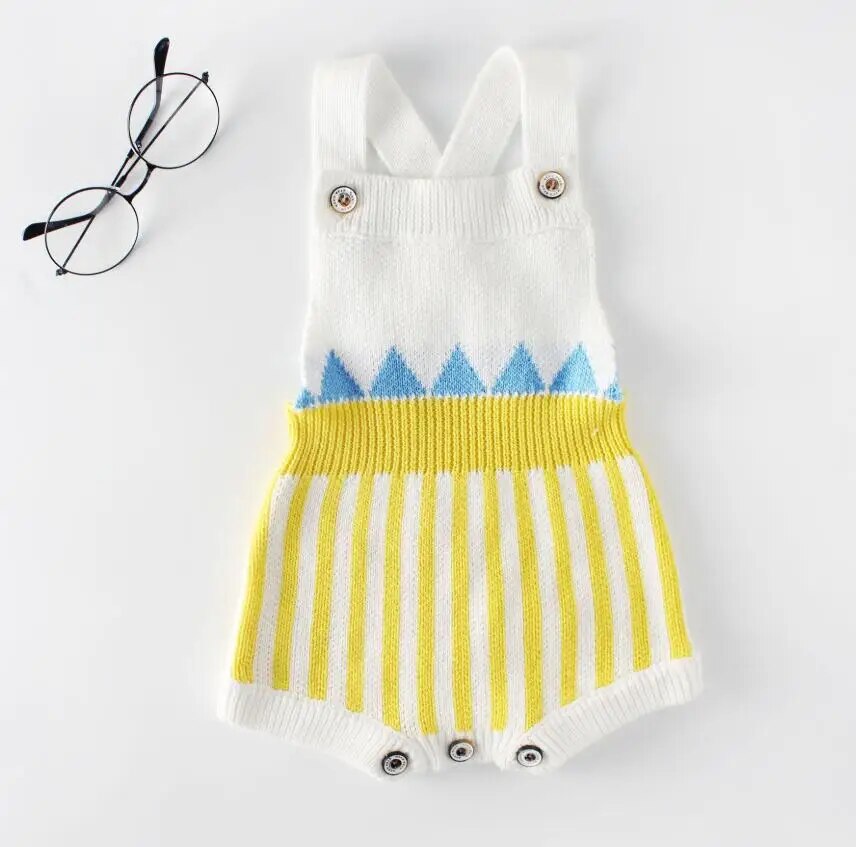 Baby Girl Knitted Romper Clothes