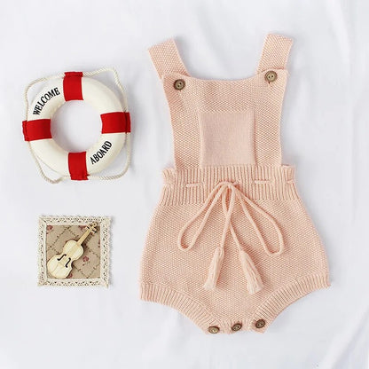 Baby Girl Knitted Romper Clothes