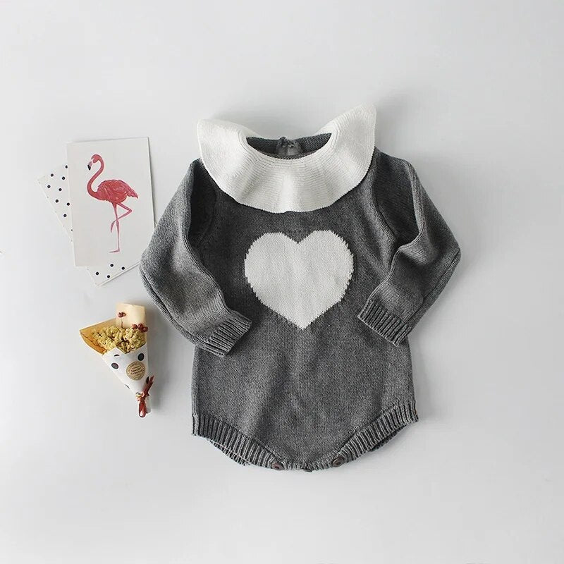 Baby Girl Knitted Romper Clothes