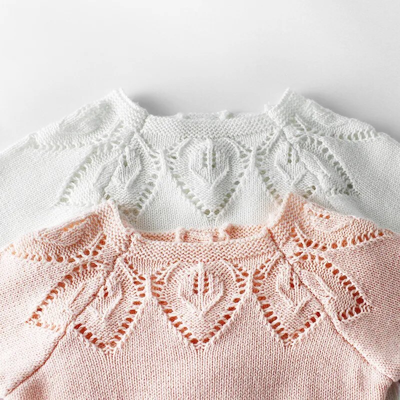 Baby Girl Knitted Romper Clothes