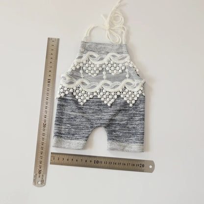 Cute Knitted Baby Sling Jumpsuit