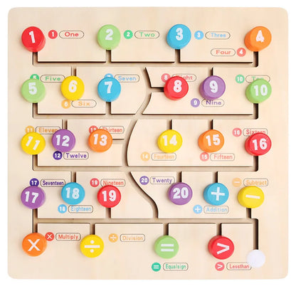 Montessori Educational - Maze Pairing Puzzles