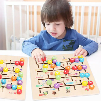 Montessori Educational - Maze Pairing Puzzles