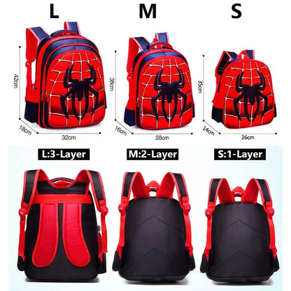 Spider King 3D Kids Backpack