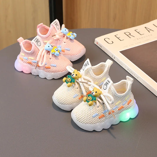 Fashion Children's Luminous Sneakers LED Flashing Shoes