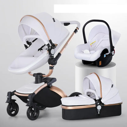 Baby Stroller 3 in 1 Luxury Pram