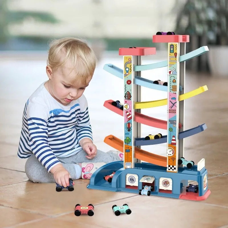 Children's Car Toys Montessori Wooden set