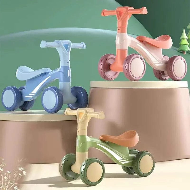 Infant Push Scooter 4 Wheels