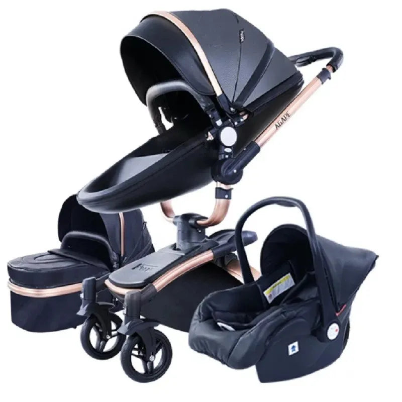 Baby Stroller 3 in 1 Luxury Pram