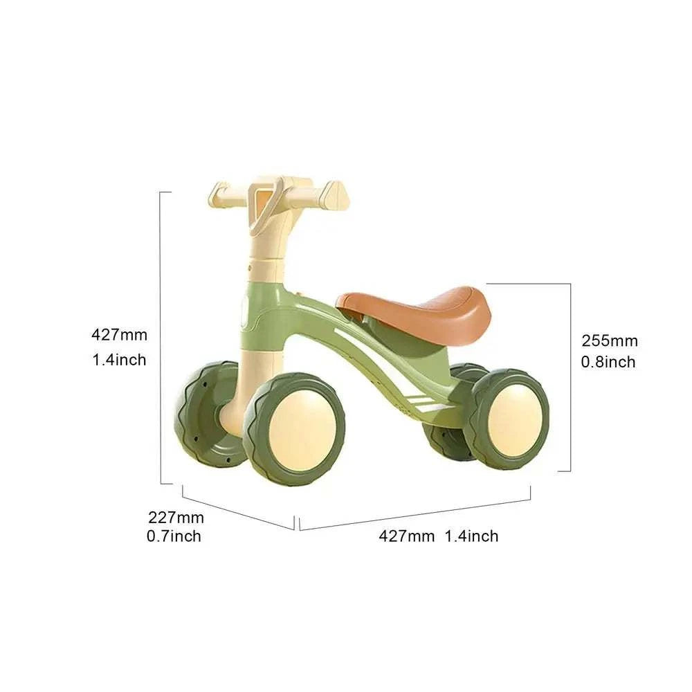 Infant Push Scooter 4 Wheels