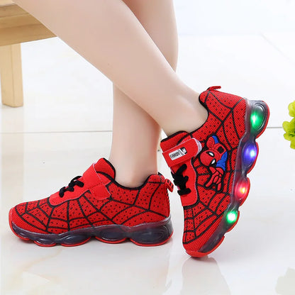 Baby Kids Cartoon LED Luminous Shoes