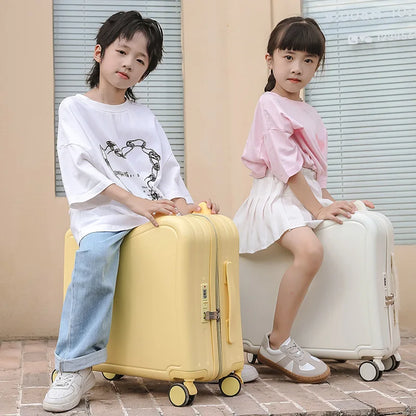 Children's Suitcase on Wheels 20 inch Rolling Kids Luggage