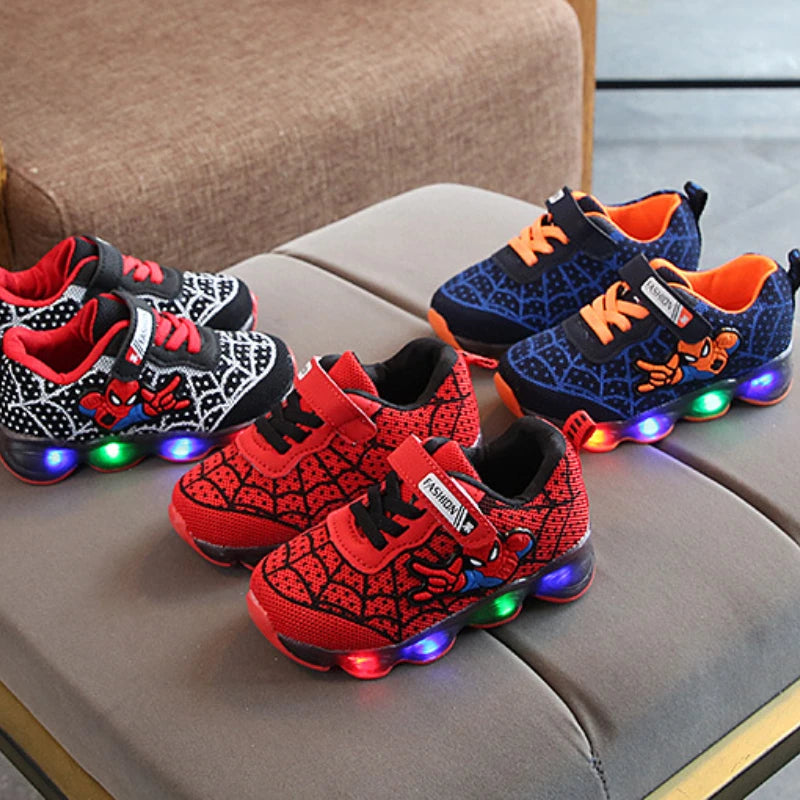 Baby Kids Cartoon LED Luminous Shoes