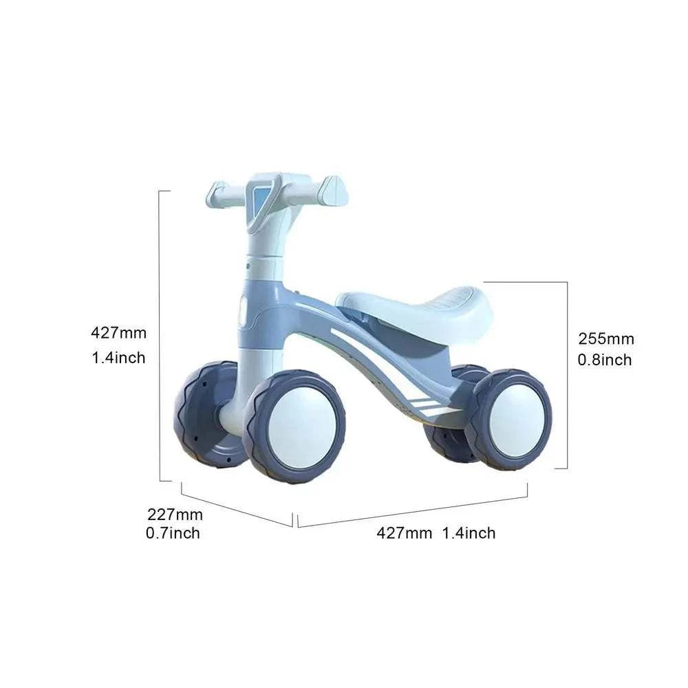 Infant Push Scooter 4 Wheels