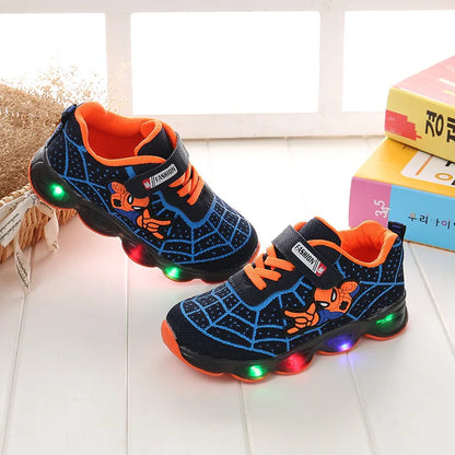 Baby Kids Cartoon LED Luminous Shoes